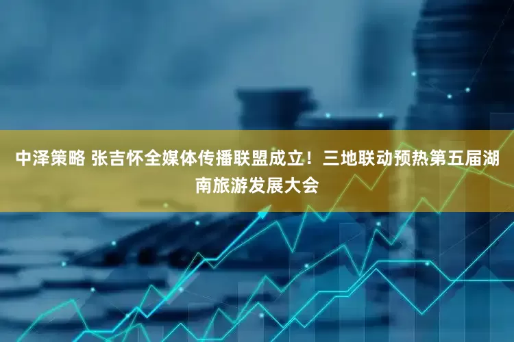 中泽策略 张吉怀全媒体传播联盟成立！三地联动预热第五届湖南旅游发展大会