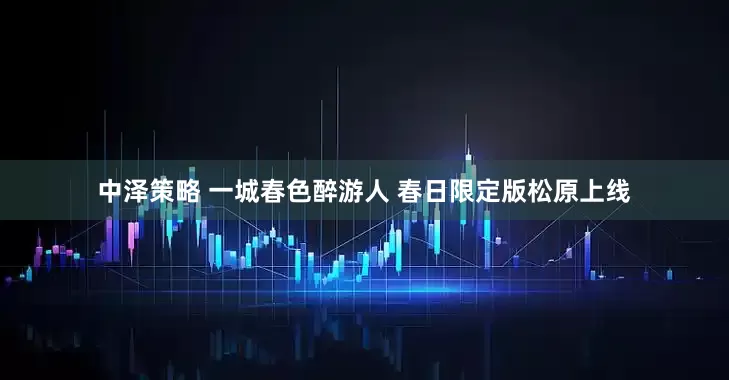 中泽策略 一城春色醉游人 春日限定版松原上线